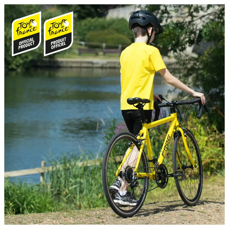 Frog 70 Kids Gravel Road Bike for Age 11-14 Year Tour de France Yellow-11